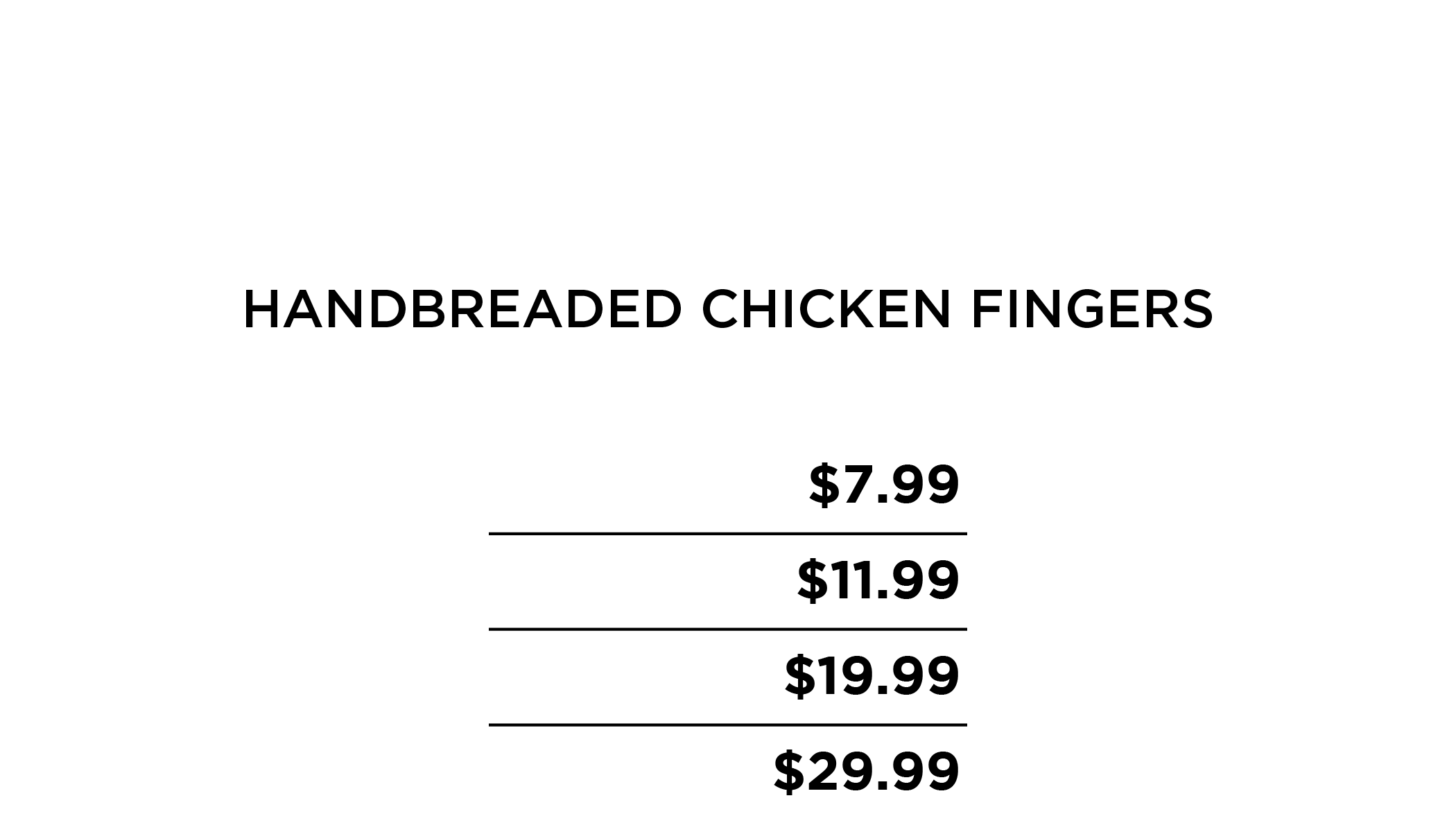 Savvy Sliders - Chicken Finger Packs