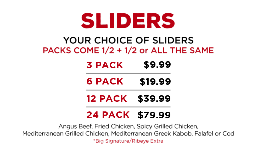 Sliders_May2022 Savvy Sliders - Boneless Wing Packs