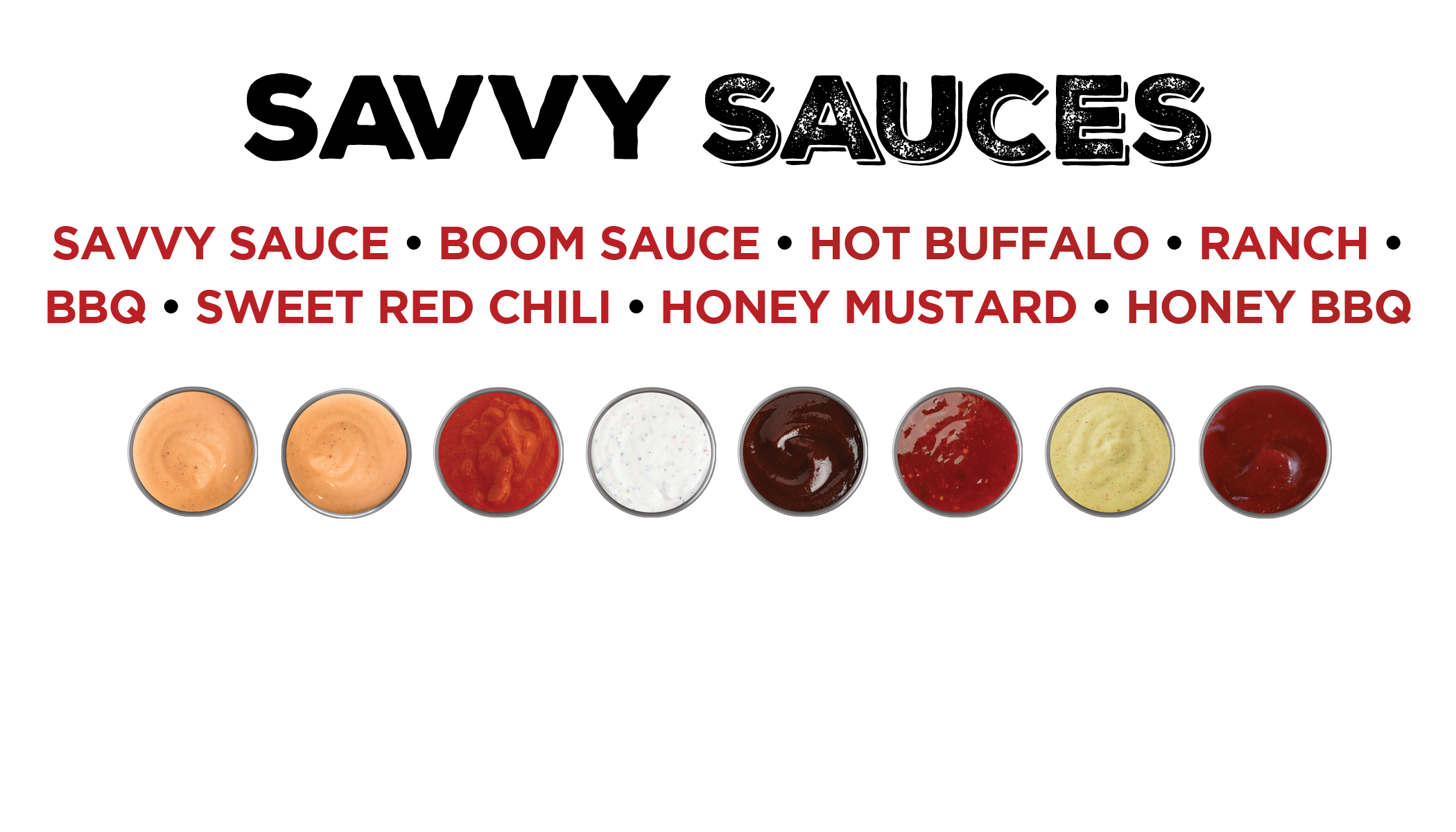 savvysauces_nov2022 Savvy Sliders - Sauces